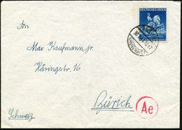 DEUTSCHES REICH 1941 (30.7.) 25 Pf. "Prinz Eugen V. Savoyen", Seltene EF (= Reiterstandbild) 1K-Steg: BERLIN-/GRUNEWALD  - Altri & Non Classificati
