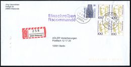 B.R.D. 1995 (8.2.) 100 Pf. Louise Henriette V. Oranien, 4er-Block = Kurfürstin V. Brandenburg, Ehefrau D. Gr. Kurfürsten - Altri & Non Classificati