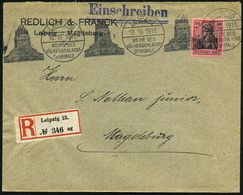 LEIPZIG/ WEIHE DES/ VÖLKERSCHLACHT-/ DENKMALS 1913 (18.10.) BdMWSt Typ "Sylbe & Pondorf" = Völkerschlacht-Denkmal (100 J - Napoleon