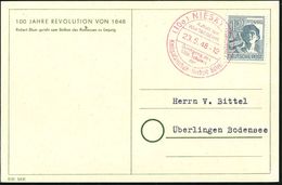 (10a) NIESKY (Oberlausitz)/ Auftakt Zum/ VOLKSBEGEHREN/ Durchgang Des/ 1000.Schülers/ Der/ Kreisparteischule Herbert Bal - Sonstige & Ohne Zuordnung