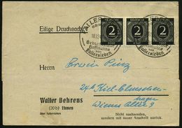 FALLERSLEBEN/ Schwefelbad/ Geburtsstadt/ Hoffmanns/ Von/ Fallersleben 1947 (18.12.) HWSt = Dichter Des "Deutschlandliede - Altri & Non Classificati