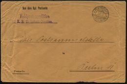 DEUTSCHES REICH 1915 (3.10.) 2K-Gitter: FELD-POSTEXPED./a/D. 11. BAYER. JNF. DIV. (mit Raute, Nr.2654) + Viol. 2L: Feldp - WW1