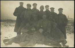 DEUTSCHES REICH /  RUSSLAND 1917/18 2 Orig. Foto-Ak.: Verbrüderung Deutscher Und Russischer Soldaten Vor Und Nach Dem Fr - WO1