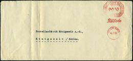 BERLIN.SW 19/ RM Code 1927 (16.7.) AFS-Vorläufer "Bafra" 0010 Pf. (vierstellig, Vertikalachse) Rs. Abs.: Berliner Tagebl - Other & Unclassified