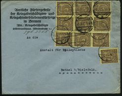 Bremen 1923 (5.2.) Dienst-Bf.: Amtl. Fürsorgestelle Der Kriegsbeschädigten- U. Kriegshinterbliebenen..Hildebrandhaus , 1 - Otros & Sin Clasificación