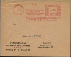 HAMBURG/ 11/ Inkasso, Auskunftei../ WRTSCHAFTSSCHUTZ FÜR HANDEL U.GEWERBE GMBH 1932 (17.11.) AFS Aus Dem Krisenjahr 1932 - Andere & Zonder Classificatie