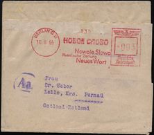 BERLIN C 2/ Nowoje Slowo/ Russische Zeitung/ Neues Wort 1944 (16.8.) Sehr Seltener Kyrillisch-deutscher AFS 003 Pf. + Vi - Andere & Zonder Classificatie