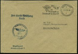 STUTTGART/ 9/ D/ SDA/ NSFK/ Ski-/ Wett-/ Kämpfe/ D./ NS.-Fliegerkorps/ Jnnsbruck 10.-12.2. 1939 (3.2.) Sehr Seltener MWS - Otros & Sin Clasificación