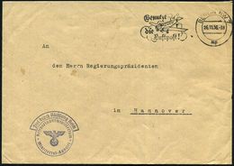 BERLIN NW 7/ Mp/ Benutzt/ Die/ Luftpost! 1936 (26.11.) MWSt = Junkers-Flugzeug) + Viol. Segment-HdN: FdAR/ Reichsfinanzm - Other & Unclassified