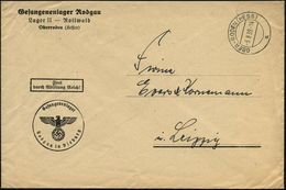 OBER-RODEN (HESS)/ A 1939 (5.8.) 2K-Steg Auf Dienst-Bf.: Gefangegenlager Rodgau/ Lager II - Rollwald../FdAR = Großes Arb - Other & Unclassified