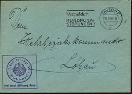 BAUTZEN 2/ A/ Vermeidet/ RUNDFUNK=/ STÖRUNGEN! 1936 (16.6.) MWSt + Viol. Ra.: FdAR/II. Batl. Inf.-Rgt. 52 (noch Weimarer - Otros & Sin Clasificación