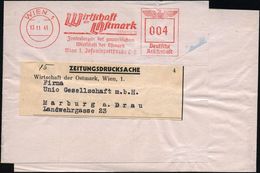 WIEN 1/ Wirtschaft/ Der Ostmark/ Zentralorgan Der Gewerbl./ Wirtschaft Der Ostmark.. 1941 (13.11.) AFS 004 Pf. Klar Auf  - Andere & Zonder Classificatie