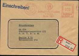 BERLIN NW 7/ NM/ Norddeutsche Maschinenfabrik/ GmbH.. 1944 (18.3.) AFS 038 Pf. (Monogr.-Logo) = Rüstungs-Betrieb + RZ: B - Sonstige & Ohne Zuordnung