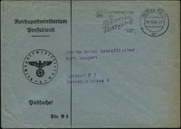 BERLIN SW 11/ An/ MÄRCHENTHEATER/ Prinzessin Huschewind.. 1941 (14.11.) Seltener MWSt (KdF-Logo, Krone) Fern-Bf.: Reichs - WW2 (II Guerra Mundial)