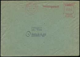 BERLIN-DAHLEM/ Forschungsdienst 1944 (18.5.) Seltener, Aptierter AFS + Inhalt: Briefbogen: Forschungsdienst (Reichs-arbe - Seconda Guerra Mondiale