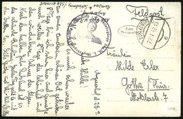 SCHLADMING/ E 1942 (27.1.) Aptierte, Ehem. österr 1K-Brücke + Viol. 1K-HdN: Skilehrgänge Der R.(eichs) L.(uftfahrt) M.(i - 2. Weltkrieg