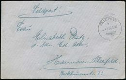 DEUTSCHES REICH 1940 (26.2.) 1K: FELDPOST/b/--- , Rs. Hs. Fp.-Nr. 15 411 = Inf. Rgt. 44 (19. Inf. Div) , Feldpost-Bf. Au - WO2