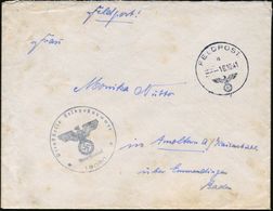 DT.BES.FRANKREICH 1941 (16.10.) 1K: FELDPOST/d/--- + Viol. 1K-HdN: Fp.Nr. 19030 = Militär-Arrestanstalt  P A R I S + Hs. - Guerre Mondiale (Seconde)