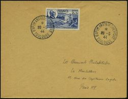 FRANKREICH 1944 (20.5.) Seltener SSt.: TOULOUSE/EXPon ANTIBOLCHEVIQUE = Anti-sowjet. Ausstellung Im Vichy-Frankreich!, K - Guerre Mondiale (Seconde)