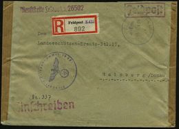 RUMÄNIEN /  DEUTSCHES REICH 1944 (5.4.) 1K Mit Taktischer Nr.: FELDPOST/a/ 4 3 0  + Provis. Feldpost-RZ: Feldpost K 430  - Guerre Mondiale (Seconde)