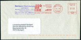 10585 BERLIN 10/ F70 5419/ Bezirksamt/ Charlottenburg/ ..50 Jahre LUFTBRÜCKE 1999 (16.2.) Jubil.-AFS = Flaggen Der West- - WW2