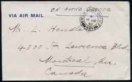 GROSSBRITANNIEN /  BI-ZONE 1947 (16.3.) Feldpost-2K: FIELD POST OFFICE/ 4 2 4 + Rs. Hs. Abs.: ".. 26 T.C.V., B A O R" =  - WO2