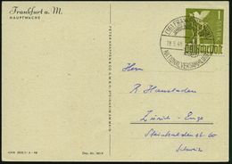 (16) FRANKFURT (MAIN)/ JAHRHUNDERFEIER/ NATIONALVERSAMMLUNG 1948 (18.5.) SSt, Type I = Paulskirche, (EF 1 Mk. Friedensta - Altri & Non Classificati