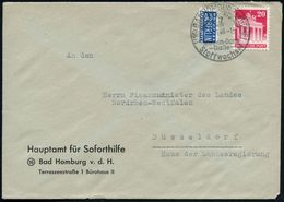 (16) BAD HOMBURG V D HÖHE/ ..Magen-Darm-/ Galle-/ Stoffwechsel 1949 (5.11.) HWSt Auf Dienst-Bf.: Hauptamt Für Soforthilf - Sonstige & Ohne Zuordnung