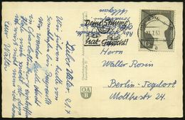 (13a) BAYREUTH 2/ A/ Deine Stimme/ Hat Gewicht! 1953 (23.7.) Seltener MWSt = Waage Mit Stimmzetteln (in Ort Oben Gering  - Autres & Non Classés