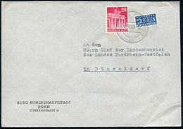 (22c) BONN  B U N D E S H A U S /  Aa 1949 (10.11.) 2K-Steg = Hauspostamt Deutscher Bundestag Auf Dienst-Bf.: BÜRO BUNDE - Sonstige & Ohne Zuordnung