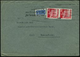 (21b) DORTMUND 1/ B/ ..UND JETZT ZEICHNET/ DIE ANLEIHEN/ DER Kreditanstalt/ Für Wiederaufbau! 1949 (18.10.) Seltener MWS - Other & Unclassified