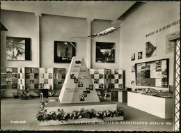 Berlin 1954 S/w.-Foto-Ak: Deutsche Industrie-Ausstellung, Stand Der Schutzmacht Frankreich Wiederaufbau-Ministerium , Un - Altri & Non Classificati