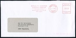 12277 BERLIN 48/ F68 9462/ Stiftung Für Ehemalige/ Politische Häftlinge/ Dienststelle Berlin.. 1994 (4.3.) AFS Auf Fernb - Sonstige & Ohne Zuordnung