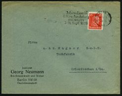 BERLIN SW/ *68b/ Jnternat./ 6.Büro-Ausstellung/ ..7.-16.September 1928 (14.9.) Seltener MWSt Klar Auf Firmen-Bf. (Bo.108 - Ohne Zuordnung