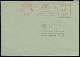 (13b) HAAR (b MÜNCHEN)/ WANDERER-WERKE/ Fahrräder/ Büromaschinen.. 1957 (9.9.) Seltener AFS (altes Firmenlogo "W W") Fir - Andere (Aarde)