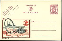 BELGIEN 1946 65 C. Reklame-P., Viol.: ALLE..ARTIKELS IN RUBBER/Cie Bergougnan.. = Fahrrad-Reifen (u. Wasserschlauch, Bel - Autres (Terre)