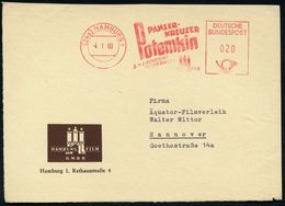 (24a) HAMBURG 1/ PANZERKREUZER/ Potemkin/ S.M.EISENSTEIN'S/ MEISTERWERK.. 1960 (4.1.) Seltener AFS, Berühmter Klassiker  - Film