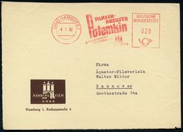 (24a) HAMBURG 1/ PANZERKREUZER/ Potemkin/ S.M.EISENSTEIN'S/ MEISTERWERK.. 1960 (4.1.) Seltener AFS, Berühmter Klassiker  - Kino