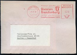 MÜNCHEN 15/ ...Division/ Brandenburg/ UNION/ FILM/ ..Himmelfahrtskommando CANARIS 1960 (9.11.) Seltener AFS = Film über  - Kino