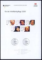 B.R.D. 2000 (Okt.) Wofa, Kompl. Satz Filmschauspieler Alle Mit Amtl. Handstempel  "M U S T E R" = L. Palmer, C. Jürgens, - Film