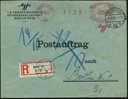 BERLIN SO/ 36/ A G F A 1927 (10.10.) Relativ Früher AFS 060 Pf. (Firmen-Schriftzug) Motivgl. Firmen-Bf.: Agfa /I.G. FARB - Fotografie