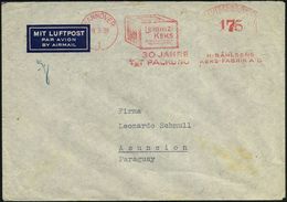 HANNOVER/ 1/ LEIBNITZ-/ KEKS/ 30 JAHRE/ TET PACKUNG/ H.BAHLSEN.. 1939 (9.3.) AFS 175 Pf. (Keks-Packung) Im Wertrahmen Te - Autres (Air)