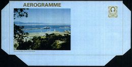 GIBRALTAR 1981 Aerogramm 12 P. Und 15 P., Je Landschaft (Hafen) Je Ungebr., 2 Belege  (Mi.LF 14-15) - - Other (Air)