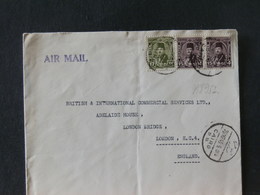 A8952 LETTRE  EGYPT TO  ENGLAND  1946 - Storia Postale