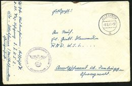 JLLESHEIM/ Cb #bzw.# JLLESHEIM/ A 1941/43 Je 2K-Steg + Viol. 1K-HdN: Fliegerhorstkommandantur Jllesheim Bzw. Blauer 1K-H - Aerei