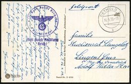 DETMOLD 2/ B #bzw.# DETMOLD 2/ A 1939/43 2K-Steg + Viol. 1K: 4. Fl.(ieger) Ausb.(ildungs) Rgt. 72 Detmold/ Frei Durch Ab - Flugzeuge