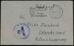 FÜRTH (BAY) 2/ C/ Vollkornbrot/ Besser/ U.gesunder! 1944 (Okt./Nov.) Je MWSt (1x Etw. Abgenutzt) + Viol. HdN: Fl.(ieger) - Aerei