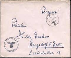 DT.BES.NORWEGEN 1943 (12.11.) 1K: FELDPOST/b/--- + Schw. 1K-HdN: Dienststelle L 37762 = Bordflieger-Gruppe 196, Norwegen - Vliegtuigen