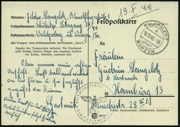 WALDPOLENZ/ A/ über/ WURZEN 1940 (18.10.) 2K-Steg = PSt. I + Viol. 1K-HdN.: Blindflugschule I/ Schülerkompanie + Hs. Abs - Vliegtuigen