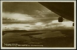 DEUTSCHES REICH /  U.S.A. 1924 (Sept.) 2 Orig. Monochrome Foto-Ak.: Probefahrt "ZR III" über Reichenau (= LZ 126) Später - Zeppelin